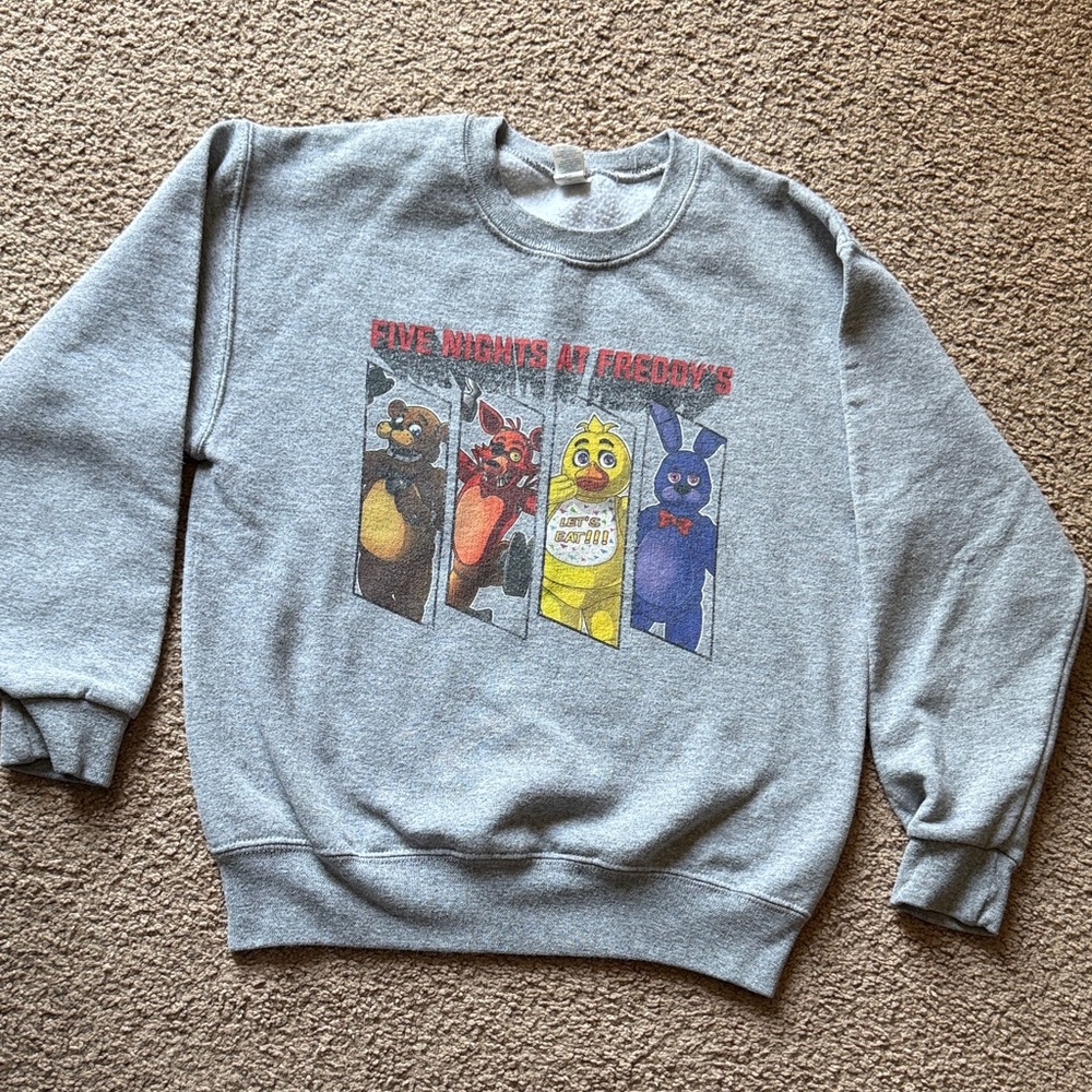 Five Nights at Freddy's Gray Sweater